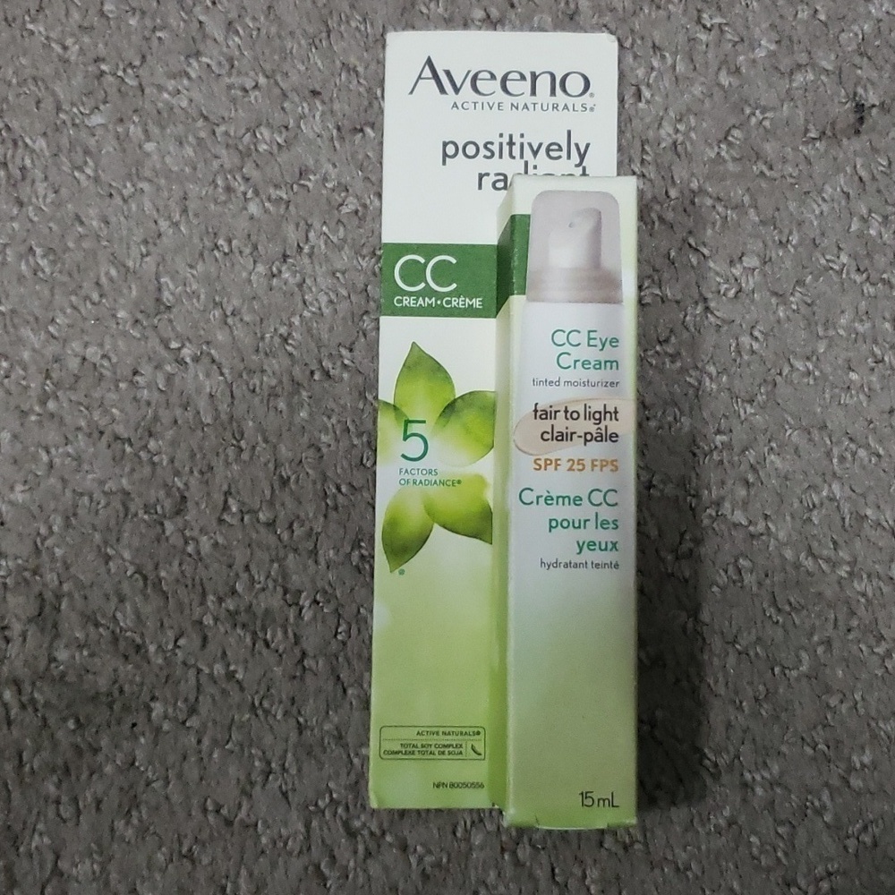 AVEENO positively radiant cc eye cream fair to light spf 25 15ml